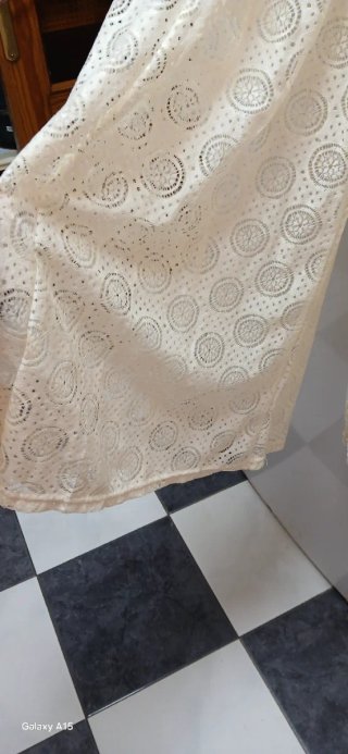 Pantalón PHI PHI STAR beige encaje