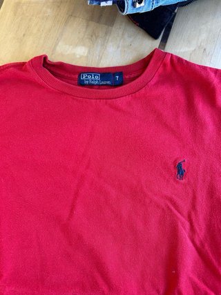 Lote 4 Camisetas Niños 6-7 Ralph Lauren