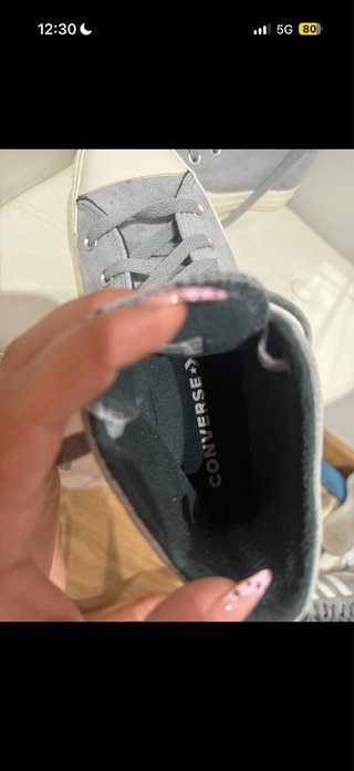 Zapatillas Converse Altas Grises