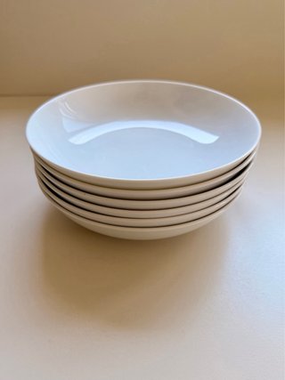 Vajilla 30 piezas porcelana blanca