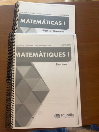 Matemàtiques I, Batxillerat