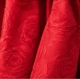 Vestido rojo fiesta con etiqueta Talla 46