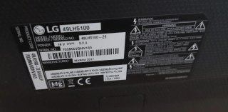 TV LG 49 Negra