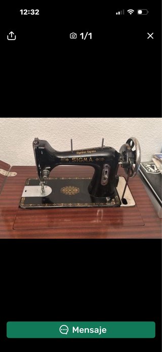 Máquina de coser Sigma antigua