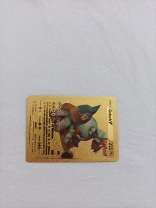Carta Pokémon Golurk V Dorada