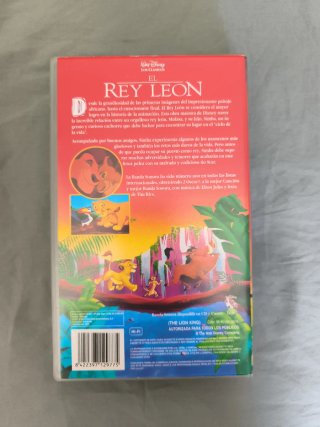 El Rey León VHS Disney Clásicos