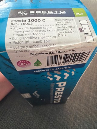 Fluxor Presto 1000 C Ref. 15002