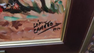 Cuadro Oleo Taurino López Canito