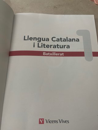 Libro de Catalan de actividades de 1r Bachillerato