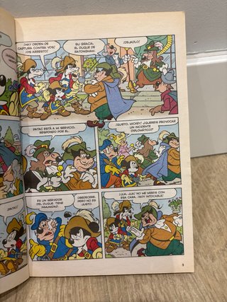 Cómic de Mickey y sus aventuras históricas￼