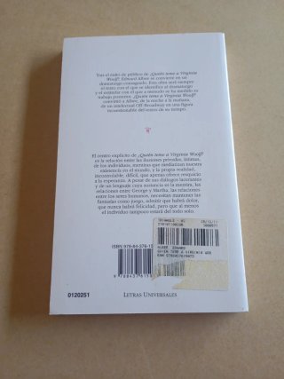 Libro ¿Quién teme a Virginia Woolf?