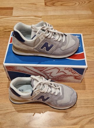 New Balance 574 Gris/Azul