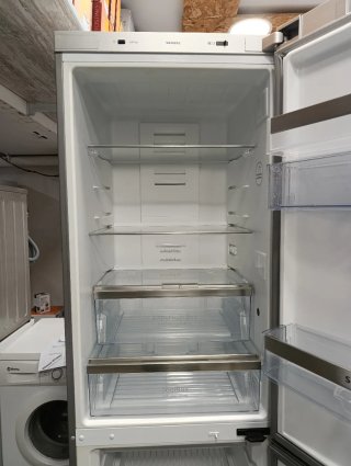 Nevera combi inoxidable Bosch 2.00x60cm