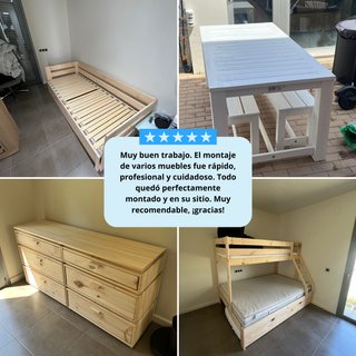 MONTAJE DE MUEBLES EN EL GARRAF Y ALREDEDORES
