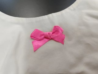 Vestido Kitchoun Infantil Rosa y Blanco 12/18/80