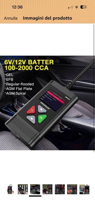 Analizzatore Batteria KINGBOLEN BM560