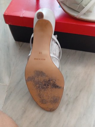 Sandalias ONEIDA tacón fino blancas