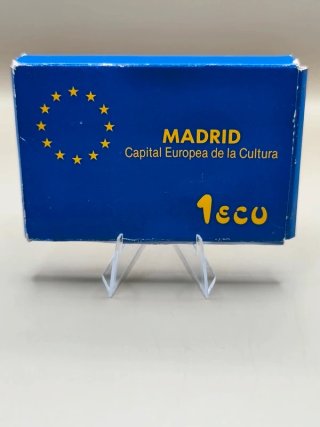 1 ECU in Argento Prova in Scatola con Garanzia 1992