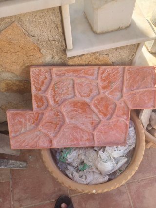 Molde para simular ladrillo