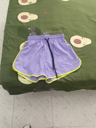 Pantalón corto mujer morado