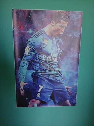 Póster CR7 Real Madrid