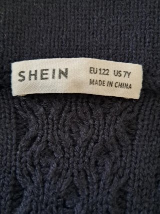 Chaqueta tejida azul Talla 7 años