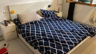Conjunto de cama blanco