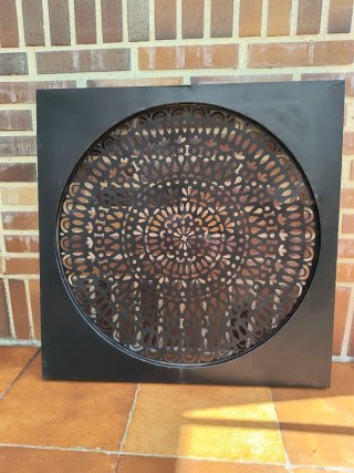 Mandala de Hierro Decorativo