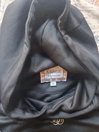 Sudadera SikSilk Negra Hombre