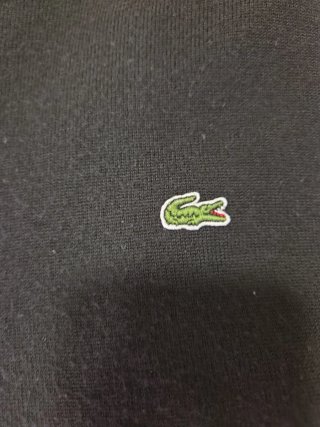 Jersey Lacoste Hombre Negro Talla XL