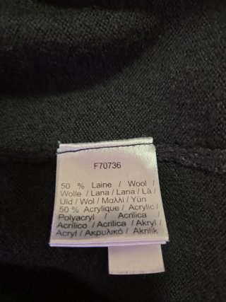 Jersey Lacoste Hombre Negro Talla XL