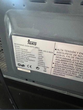 Microondas Teka