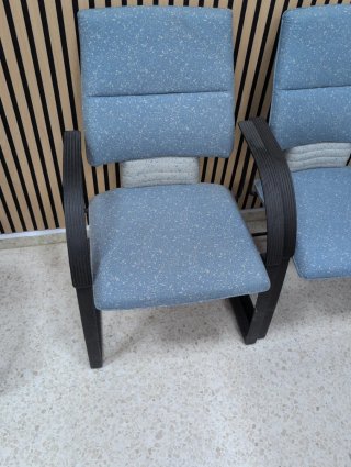 Conjunto 4 sillas de oficina