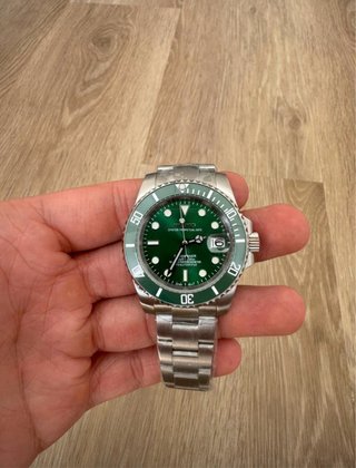 Reloj Seiko Verde y Plateado