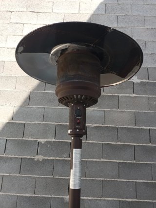Estufa seta exterior butano