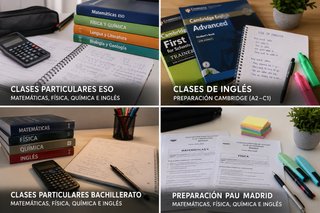 CLASES PARTICULARES BACH, ESO, INGLÉS, PAU