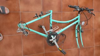 Cuadro Bicicleta Montaña + Cadena y Frenos