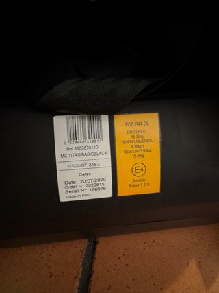 Silla coche Maxi-Cosi Isofix Titan