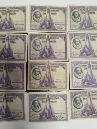 Lote 15 Billetes 100 Pesetas 1928