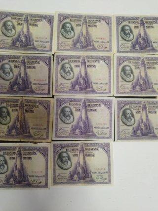 Lote 15 Billetes 100 Pesetas 1928