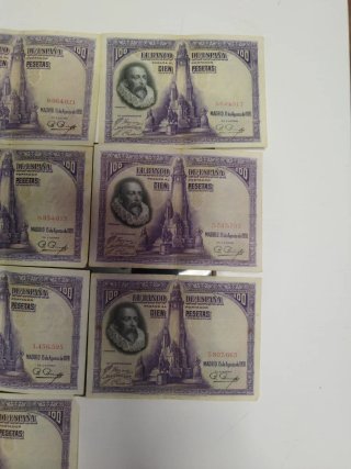 Lote 15 Billetes 100 Pesetas 1928
