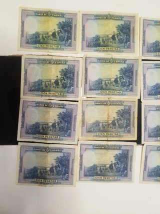 Lote 15 Billetes 100 Pesetas 1928