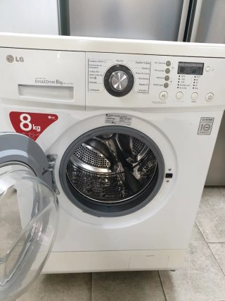Lavadora LG 8kg 1200rpm A+++ garantía y envío