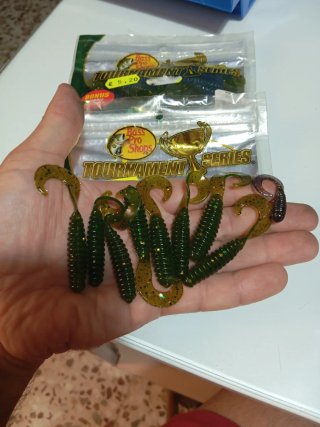 Lote vinilos pesca varios modelos
