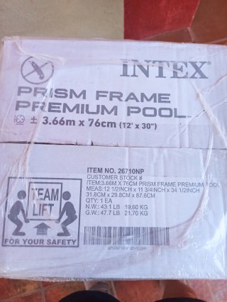 Piscina desmontable Intex Prism Frame 3.7m