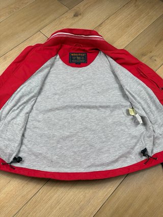 Giacca a vento Woolrich uomo rossa