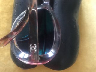 Gafas de sol Chanel rosas y verdes