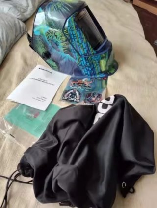 Pantalla Soldar ArcCaptain Diseño Cíborg
