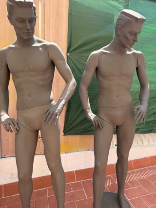2 Maniquíes Hombre Cuerpo Entero