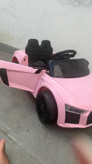 Coche Eléctrico Rosa para Niña Marca AUDI 8
